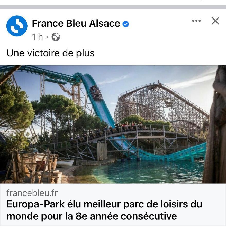 Location Mh Situee A 15 Mn D Europa Park Et Rulantika Lägenhet Boofzheim Exteriör bild